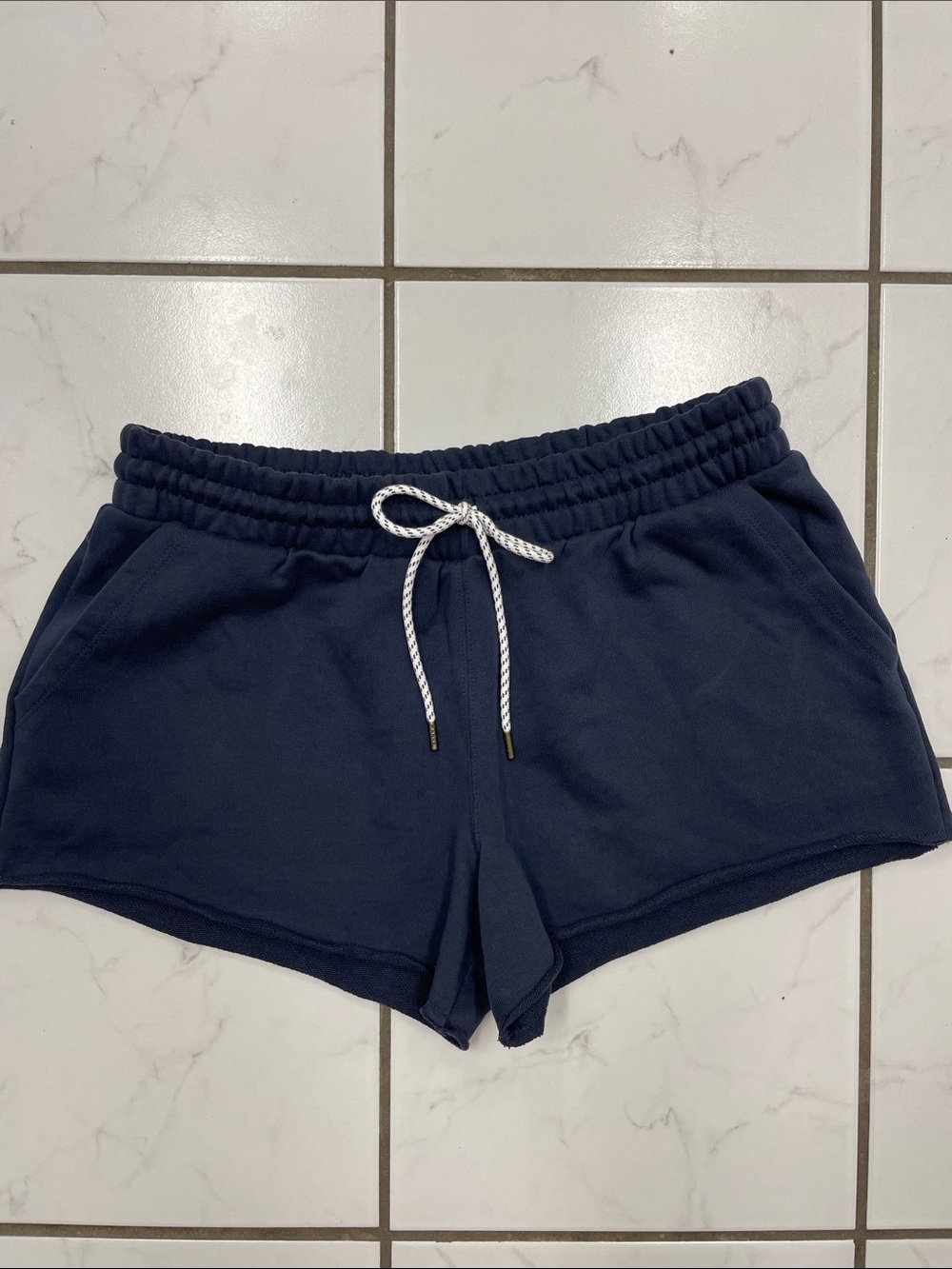 Parke x Target Women’s Navy 100% Cotton Mid-Rise Knit Pull On Shorts Size M - Picture 4 of 12